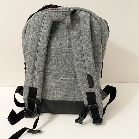 Herschel Supply Company Gray and Red Backpack Stains - Picture 4 of 13